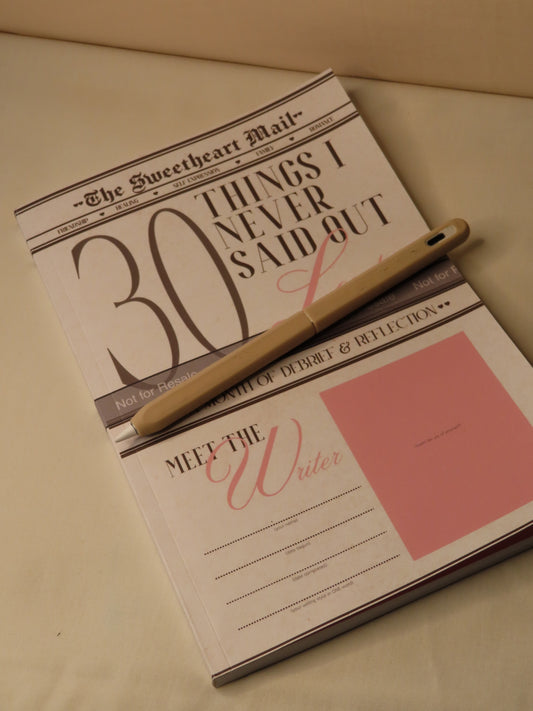 30 Things I Never Said Out Loud: A Month of Debrief and Reflection